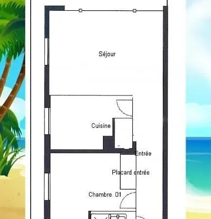 And Sea View 아파트 로퀴에브륀캡마르탱
